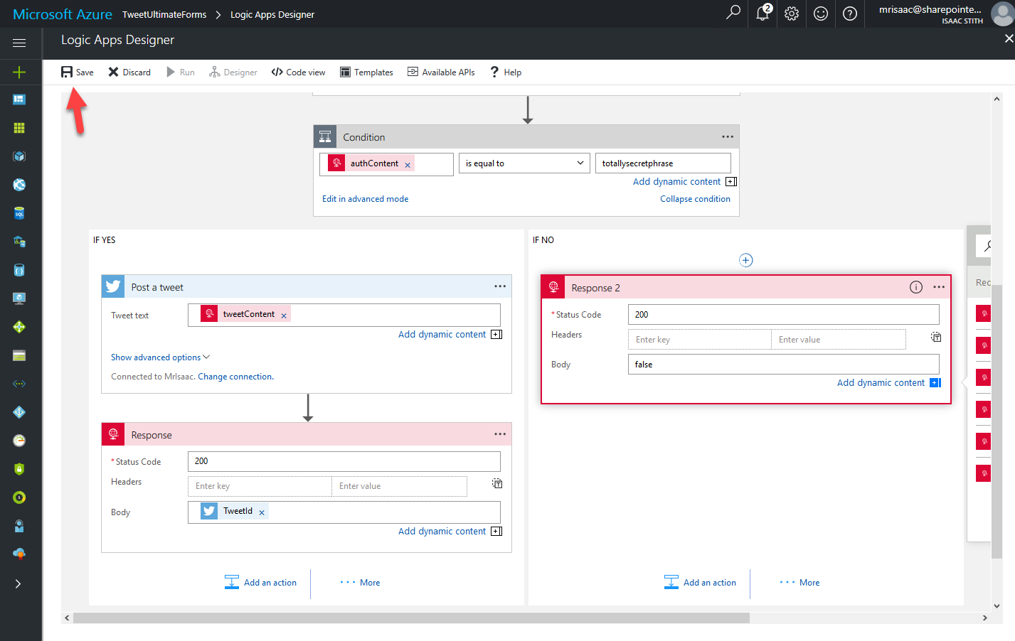 Using Azure Logic Apps From Your Ultimate Forms Environment Infowise 5395